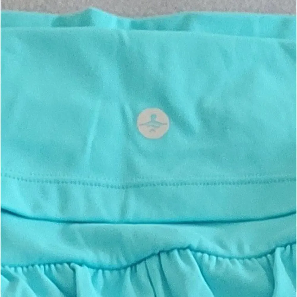 90 DEGREE by REFLEX Turquoise Athletic Skort Pull-on -- Size:  L/Girls XS/Womans